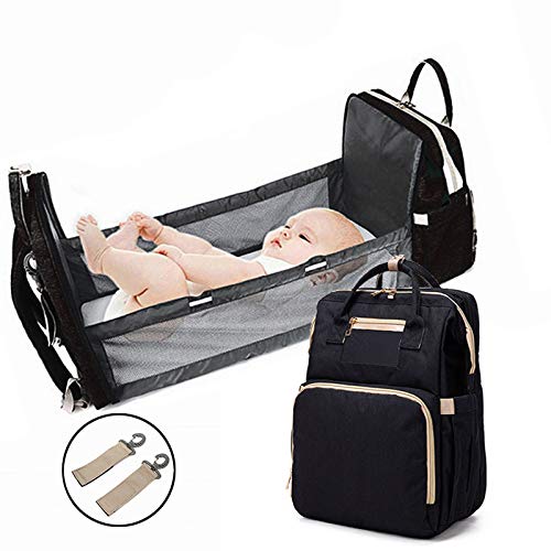 3 in 1 Travel Foldable Baby Bed, Portable Diaper Changing