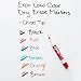 EXPO 80556 Low-Odor Dry Erase Set, Chisel Tip, Assorted Colors, 7-Piece