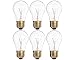 (Pack of 4) 60A15/CL - 60-Watt A15 Incandescent Appliance Bulb - Clear Finish - Medium (E26) - Standard US Size Household Base 60W