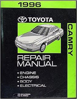 1996 Toyota Camry Repair Shop Manual Original Toyota Amazon Com Books