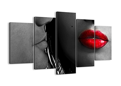 Canvas Print Picture - 5 Piece - Total size: Width 59,1"(150cm), Height 39,4"(100cm) Completely framed - Wall Art - Ready to Hang - multi panel - five 5 Part Panels - photo no. 0320 - EA150x100-0320