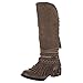 Naughty Monkey Women's Zarape Chelsea Boot, Taupe, 8.5 M US