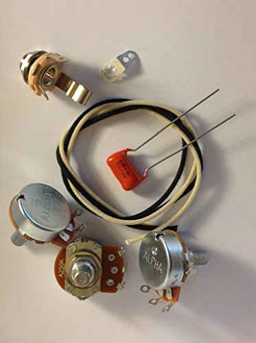 Basic Wiring Harness Kit For J Bass US Spec Pots .068uf Sprague Orange Drop