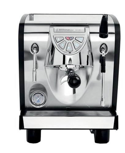 Nuova Simonelli Musica Stainless Steel Pour Over Espresso Machine w/ Black Lining Nuova Simonelli Musica Stainless Steel Pour Over Espresso Machine w/ Black Lining
