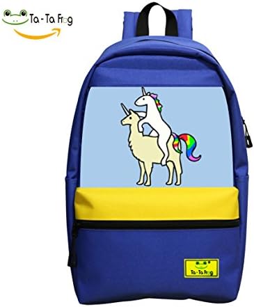 KIDAY Riding Llama Unicorn Kids Bag Backpack Unisex Back To School Rucksack Packback