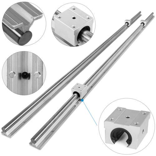 VEVOR Linear Guide SBR201500mm Linear Sliding Guide for CNC Shaft Kit