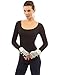 PattyBoutik Women's Scoop Neck Color Block Long Sleeve Blouse