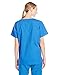 Landau Women's 4 Pocket V-Neck Scrub Top, Royal Blue, Large