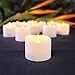 Weimoc Flameless Candles, Set of 12 Battery Operated Tea Lights with 6 Hour Timer and Amber Yellow Flame
