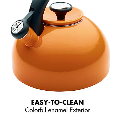 Circulon Sunrise Whistling Kettle/Stovetop Teakettle/Tea Pot, 2 Quart