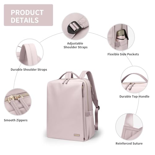 GOLF SUPAGS Stylish Laptop Backpack for Women Work College Travel Casual Backpack for 14 Inch Laptop