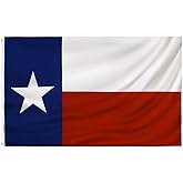 Texas flag 3x5 FT Texas state Flag Polyester outdoor indoor Canvas Header and Double Stitched with two Brass Grommets