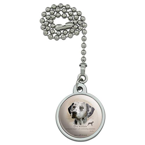 GRAPHICS & MORE Dalmatian Dog Breed Ceiling Fan and Light Pull Chain
