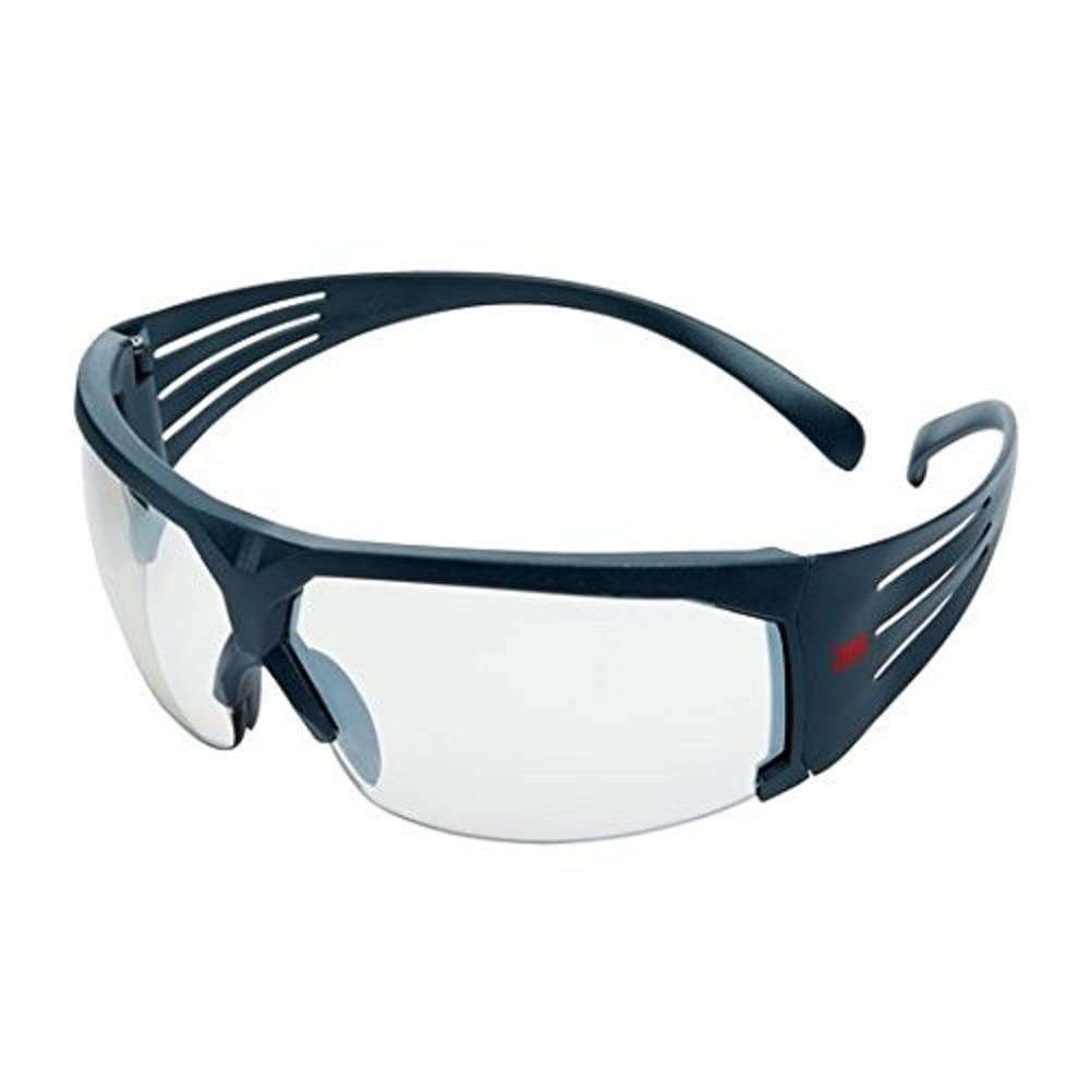 3M SecureFit Safety Glasses, Grey frame, Anti-Scratch, I/O Mirror Lens, SF610AS-EU