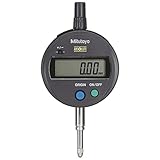 Mitutoyo 543-470B Absolute LCD Digimatic Indicator ID-C, Standard Type, M2.5X0.45 Thread, 8mm Stem Dia., Flat Back, 0-25.4mm Range, 0.001mm Graduation, +/-0.003mm Accuracy