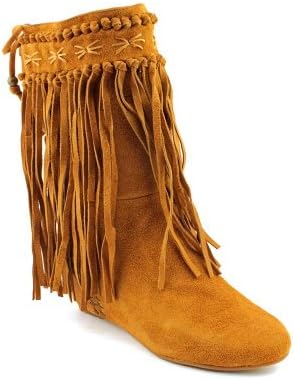 Falchi by Falchi Avaa Womens Size 6 Tan Suede Fashion Mid-Calf Boots
