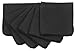 SINLAND Microfiber Waffle Weave Dishcloths Cleaning Cloths 10 Pack 13inch X 13inch Black