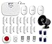 Fortress Security Store DIY Total Security Alarm System B Kit Includes Black Outdoor Siren, Panic Button, Remote Monitoring with FREE App. for Android/Apple and Much More for Complete Home Security