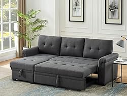Lilola Home Convertible Sectional Sleeper Sofa Bed
