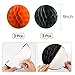 TUPARKA 82Pcs Halloween Balloons Decorations Set, Including Halloween Crepe Streamers and Honeycomb Balls for Halloween Party Indoor Outdoor Decorations