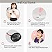 Neckband Fan,Hand Free Personal Fan,Portable USB Battery Rechargeable Mini Fan,3 Speed Adjustable for Outdoor Traveling Indoor Office Room(M)