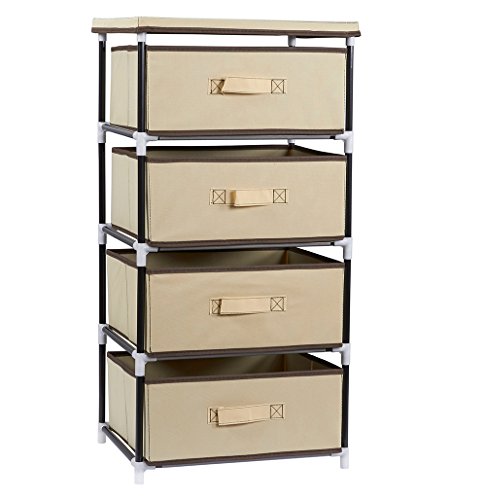 4-layered storage bin cabinet drawer for clothing, unde…