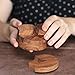 SiamMandalay Radius: Wooden Puzzles for Adults an Interlocking 3D Cylinder Brain Teasers from with SM Gift Box (Pictured)