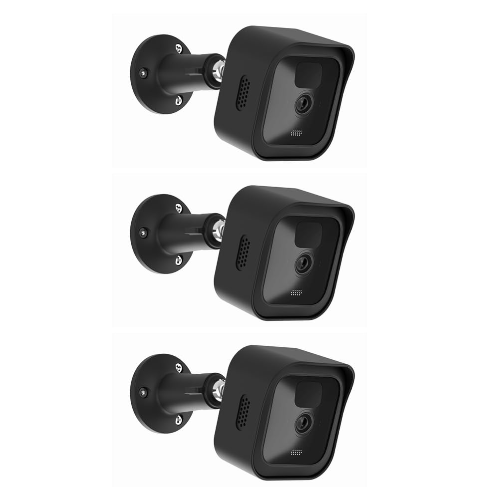 Bracket for Blink Outdoor Camera - Blink Camera Wall Mount with Protective Cover for Outdoor and Indoor Surveillance Camera Security Camera System (Pack of 3)