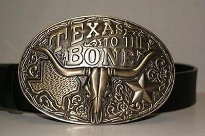 bone belt buckle