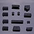 HDE&reg; Universal Laptop Silicone Dust Plugs - 13 pcs (Black)