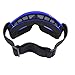 TCT-MT Youth Helmet+Goggles+Gloves Blue Flame DOT Dirt Bike ATV Helmet Motocross Medium New