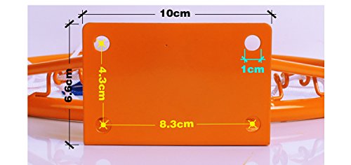 ZUINIUBI Collapsible Wall Mounted Hanging Basketball Goal Hoop Rim Metal Netting 32cm/12.6"