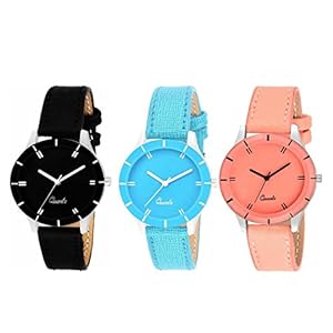 Luxurit Analogue Multicolor Dial Combo Of 3 Women’s & Girl’s Watch – LI 0 1 2