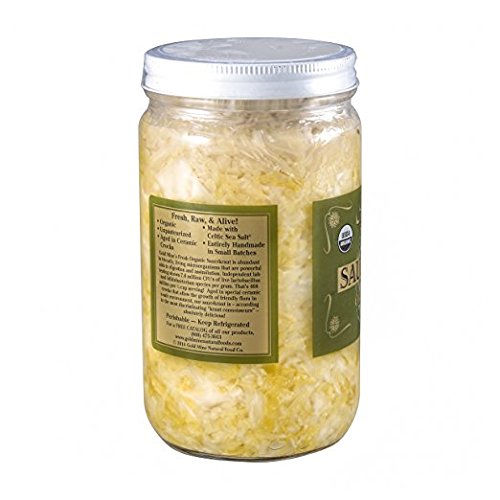 Gold Mine Organic Fresh Raw Un-Pasteurized Cabbage Sauerkraut – Macrobiotic, Gluten-Free, Kosher and Vegan Side Dish… - Image 6