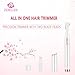 Eyebrow Trimmer Razor Hair Remover Facial Hair Trimmer for Women Electric Eyebrow Trimmer Epilator for Women, Portable Painless (Battery Included)