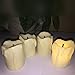 YJY Unique Black-Wick Flameless LED Tea Light Candles, Realistic Bright for Seasonal Festival Celebration, Electric Battery Fake Candle Birthday Pray Decor, 12 Pack(Simulation Yellow)