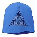 Kla Ju Woman Skull Cap Beanie All Seeing Eye