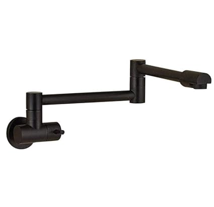 Buluxe Pot Filler Faucet Wall Mount Stainless Steel Brushed Nickel