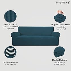 Easy-Going Stretch 4 Seater Sofa Slipcover 1-Piece