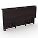 Stony-Edge TV Stand and Bookshelf with USB Port, 42 Inch Wide, Espresso