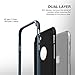 iPhone 8 Case,iPhone 7 Case,MINIMALISM 2 in 1 Ultra Thin and Slim TPU Shockproof Protective Case Coated Carbon Fiber Finish Surface with PC Hard Frame for Apple iPhone 7/iPhone 8- Navy Blue