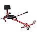 Hover Kart for Hoverboards, transform your Hoverboard into Go-Kart, Fully Adjustable fits Kid to Adult, Compatible with most Self Balancing Scooter- (Red)