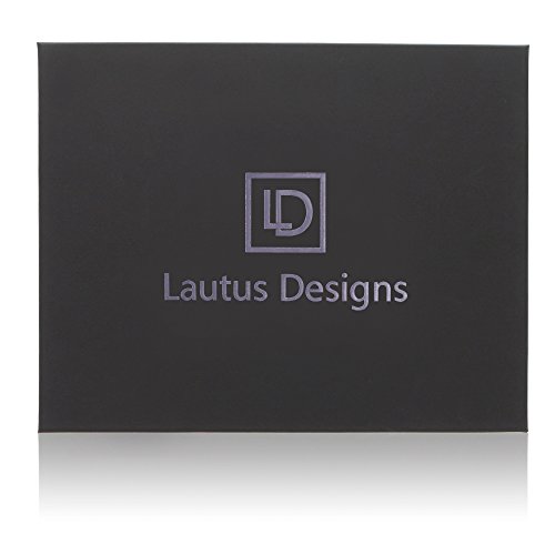 Zippered Leather Business Portfolio Padfolio – Professional Dark Brown PU Leather Portfolio Binder & Organizer Folder with 10.5 inch Tablet Sleeve by Lautus Designs