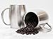 Stainless Steel Coffee Beer Tea Mugs - 14 Oz Double Walled Insulated - Set of 2 Avito - Best Value - BPA Free Healthy Choice - Shatterproof