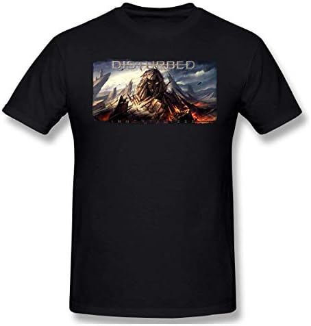Disturbed Art-Immortalized Men's Comfortable Short Sleeve Shirt Black