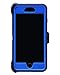 WallSkiN Turtle Series Cases for iPhone 6 / iPhone 6S (Only) Full Body Protection with Kickstand & Holster - Midnight (Navy Blue/Blue)