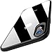 TOZO for iPhone XR Case Hybrid PC+TPU Soft Grip Matte Finish Frame Clear Back Panel Cover 6.1 Inch Black