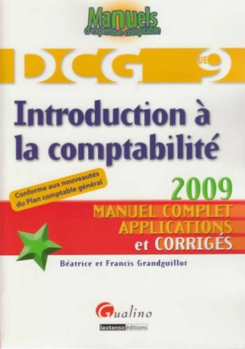 Introduction à la comptabilité 2009