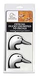 Ducks Unlimited 3-D Decals - 2 1/4 Inch (Chrome)