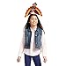Novelty Thanksgiving Funny Turkey Headbands – Turkey Costume Hat Fall Decoration Accessories for Kids and Adults – One Size Fits All Multicolor